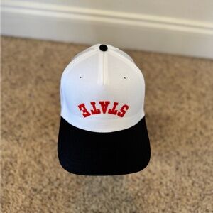 Oklahoma State Cowboys OSU Trucker Hat Snapback White Black Orange Cap